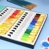 Acrylic Paints 12/18/24 Colors Professional Brush Set 12ml Tubes Artist Drawing Painting Pigment Hand Painted Wall Paint DIY