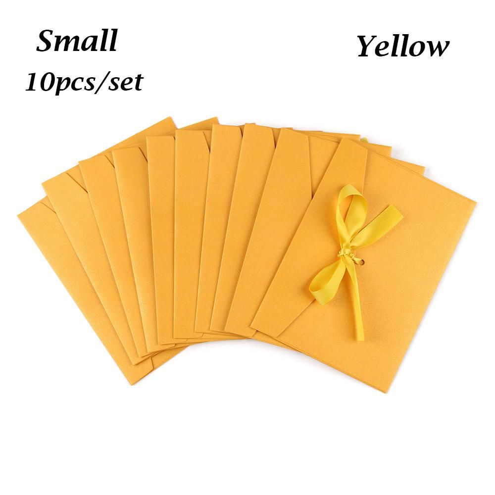 Stationery Bow Creative Retro Envelope Ribbon Mailer Pearlescent Paper Envelop Greeting Card Bags