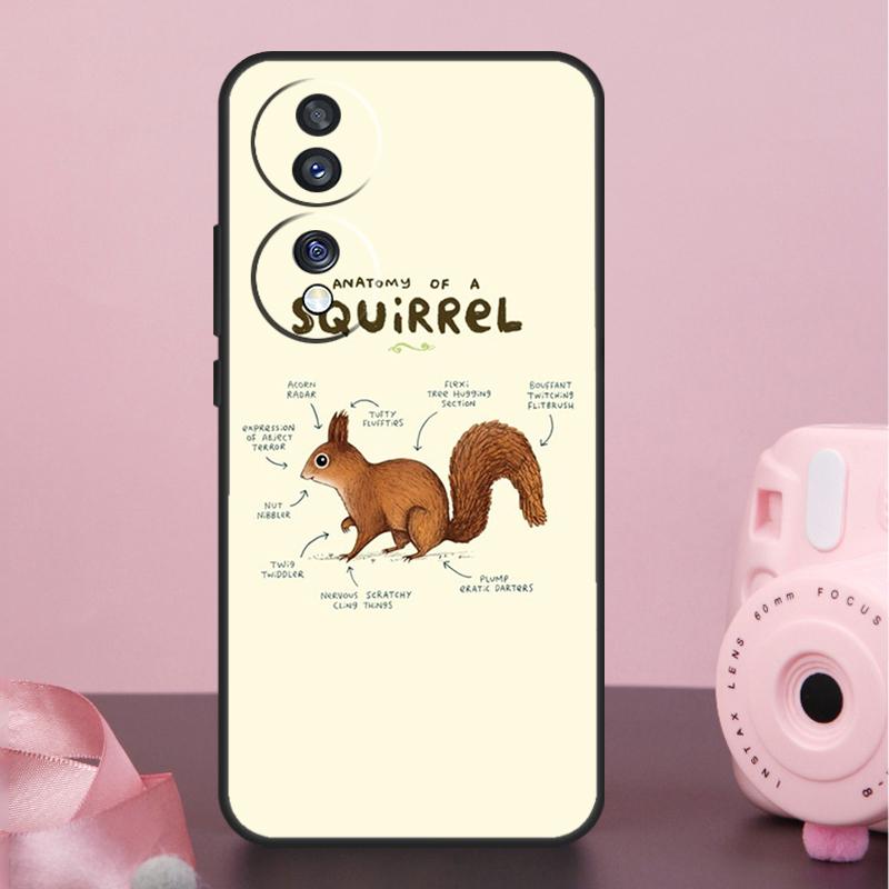 Чехол 'Милые животные - Белка' для Honor Magic 8 Pro 5 6 7 Pro Win X9a X9b X9c X9d X8b X8c 50 70 90 200 400 Lite