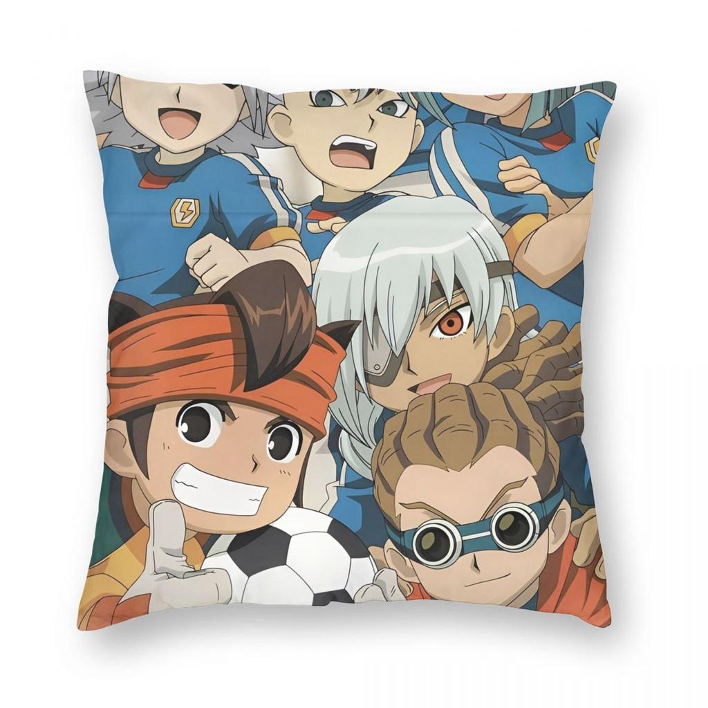 Inazuma Eleven Anime Pillowcase Doublesided Printing Polyester Cushion Cover Decoration Pillow Case Cover Home Square cm
