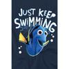 Детская футболка «В поисках Немо» «Просто продолжай плавать» Дори