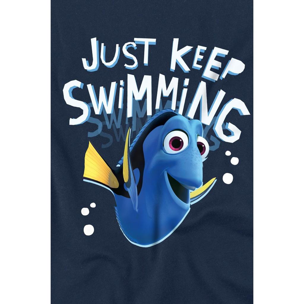 Детская футболка «В поисках Немо» «Просто продолжай плавать» Дори
