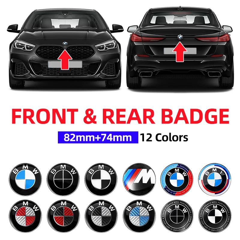 BAAF1 74mm 82mm rear boot badges front hood trunk Emblem logo for BMW F18 F10 E64 E63 E60 E52 E83 E46 E92 E90 E84 E93 G03 F20 X3 X5 X6