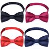Children's Bow Tie Solid Color Korean Style Black Boys Girls Elementary School Kindergarten Performance Bow Tie Red