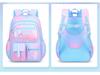Sesame Gradient Cartoon Backpack for Girls, Grades 1-6