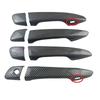 For Lexus IS ES CT200h RX GS IS200T IS250 IS300 IS350 RX270 RX350 Carbon Fiber Black Car Door Handle Cover Stickers Accessories