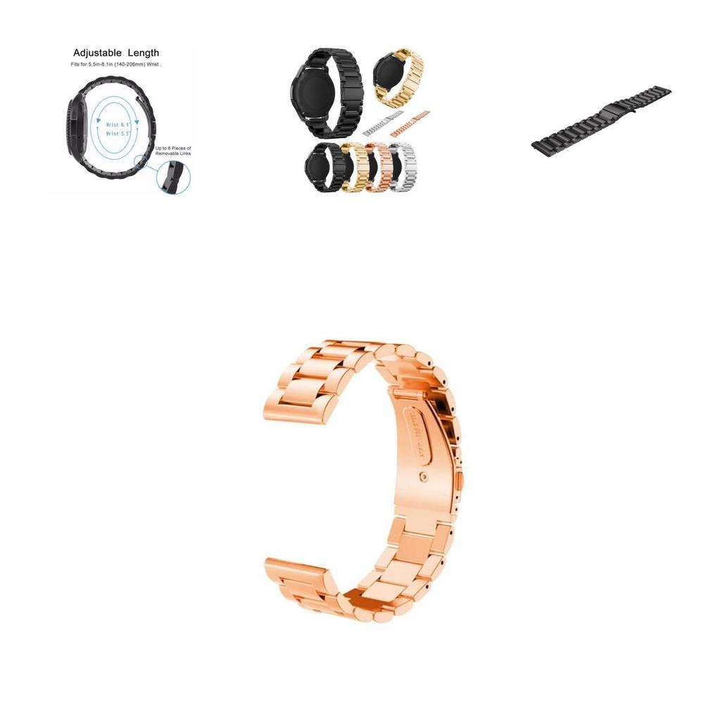 Роскошный сетчатый ремешок из нержавеющей стали для Samsung Galaxy Gear S3 Frontier/classic