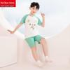 Hodohome Kids' Summer Pure Cotton Pajama Set