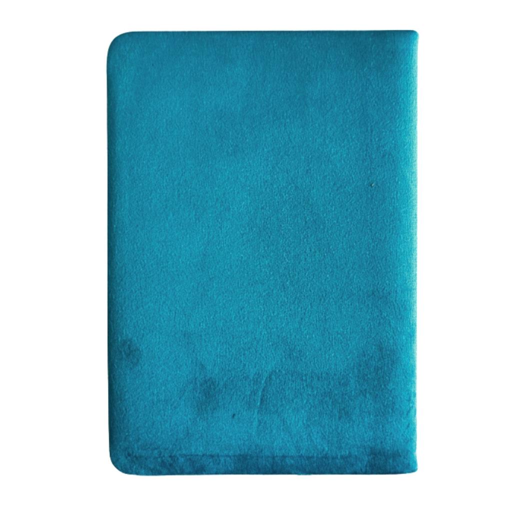 Light Blue Velvet Notebook – 80 pages – Embrace The Journey