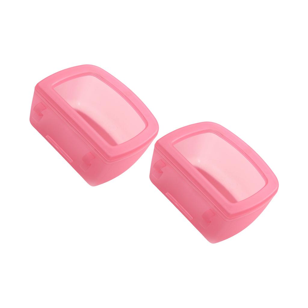 Непроливающаяся подвесная миска для воды для домашних животных для маленьких собак, надежная конструкция с крючком, пластиковая поилка, легко чистится, поилка для клетки, 2 шт.