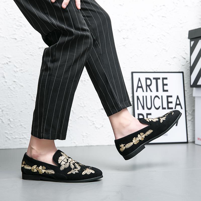 Slip on Flat casual men's shoes Designer Fashion Style Daily work and office Leisure Party Plus Size loafer comfortable New