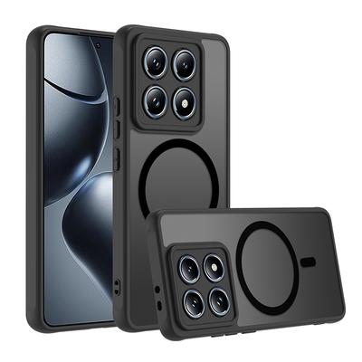 Чехол для Xiaomi 15T 14T Pro Poco F6 Pro Новый Матовый Прозрачный Магнитный Беспроводная Зарядка Ударопрочный Funda Для Magsafe Чехол