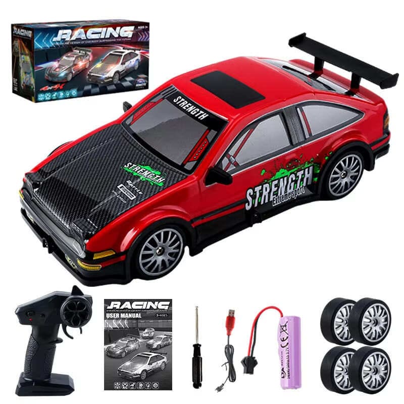 Новая детская гоночная машинка AE86 RC 1:20 Полноприводный 2.4G высокоскоростной GTR электрический высокоскоростной дрифт-кар детский подарок