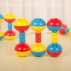 1 Pc Baby Rattles Toys Stroller Plastic Double Head Music Hand Shaking Educational Kids Toys for New