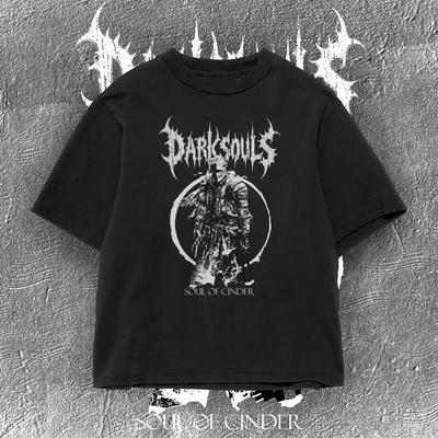 Soul of Cinder Graphic Tee | Dark Fantasy Game Shirt | Souls Boss Streetwear