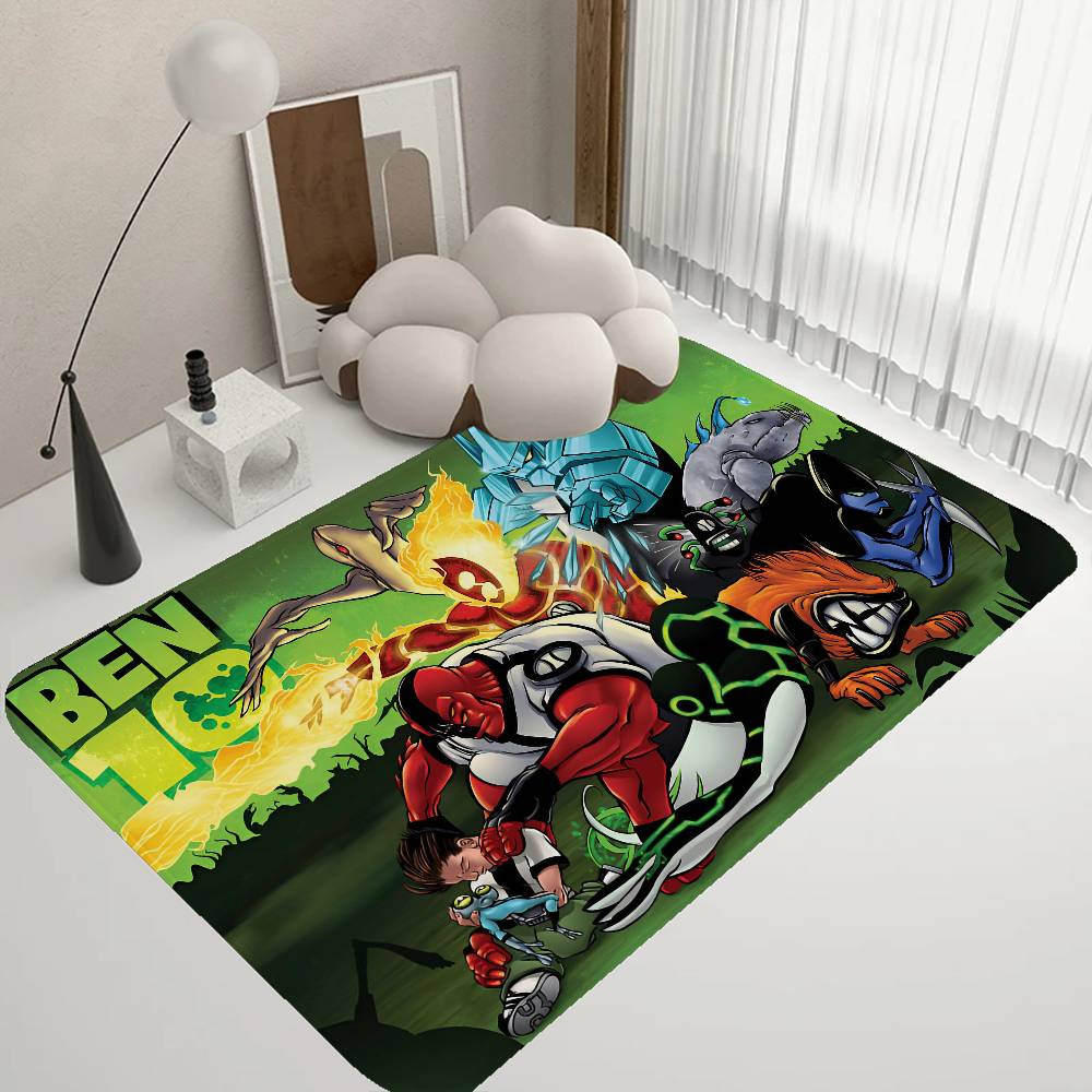 Мультяшный коврик для двери B-Ben 10, коврик для спальни и гостиной в скандинавском стиле, домашний балкон, противоскользящая альфомбра