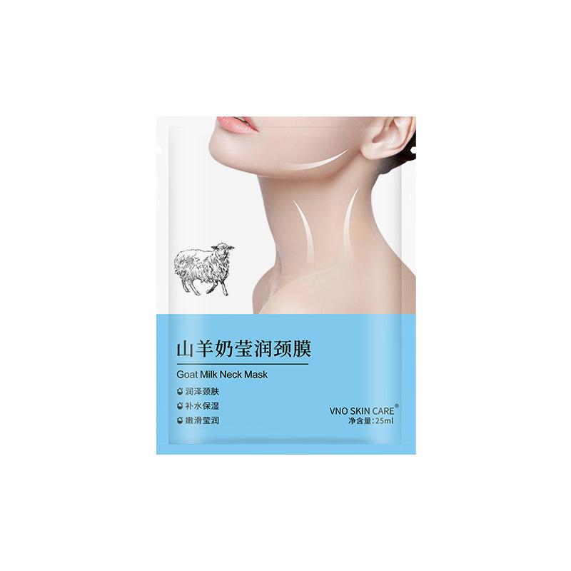 10/20/30/40pcs Goat Milk Neck Mask Collagen Firming Hydrating Nourishing Neck Skincare Masks Moisturizing Beauty Necks Skin Care