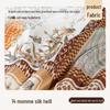 Shanghai Story Women's 100% Mulberry Silk Double-Sided Print Square Scarf