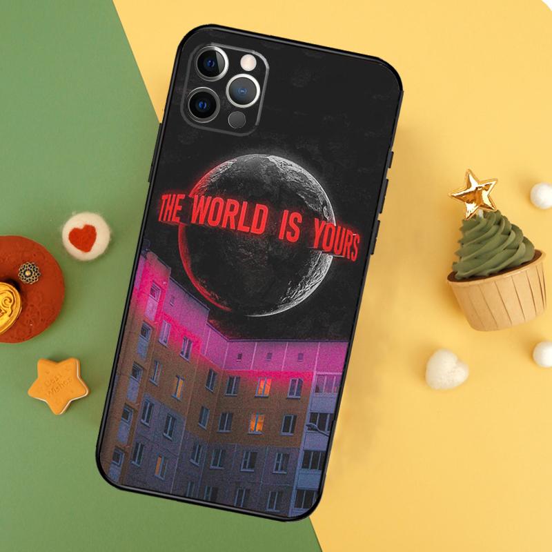 Чехол для телефона Scarface The World Is Yours для iPhone 17 17Air 16 15 14 13 11 12 Pro Max 12 13 Mini 16E Ударопрочный чехол