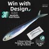 3D Design Soft Fishing Lure 11g Weight Scissor Tail Bait Live Painting Fishing Lure  Sea Fishing