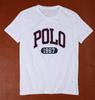Polo Letter Mens Tshirt Fast Fashion Spring and Summer Cool Casual Simple Mens and Womens Cotton Printed Short Sleeves Tops