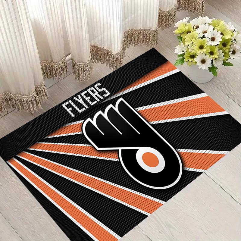 Flyers Spirit Football Pattern Soft Area Rug Non Slip Indoor Floor Carpet Sports Decor Mat for Bedroom