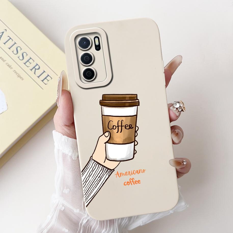 For OPPO A16 Case CPH2269 Shockproof Cover Popular Flower Matte Coque For OPPO A16S A54S CPH2271 CPH2273 Phone Cover A 16 S Capa