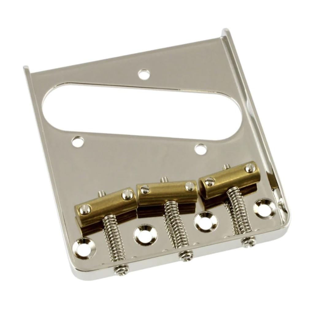 ALLPARTS Guitar Bridge 3WAY Saddle Nickel for Telecaster TB-5125-001 []
