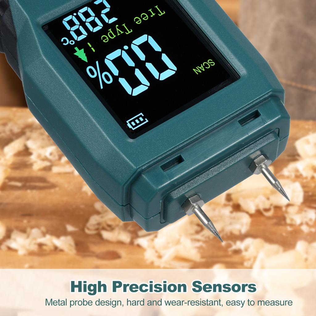 SMART SENSOR Измеритель влажности древесины, штыревой измеритель влажности, карманный детектор влажности с ЖК-дисплеем