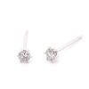 KASHIMA 1 бриллиантовые серьги 18к белое золото K18/PG/WG 0.1 карат