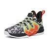 Anta Jianshan 1 Non-Slip Wear-Resistant Low-Top Basketball Shoes Men Sneakers Black White Orange 112121601-2