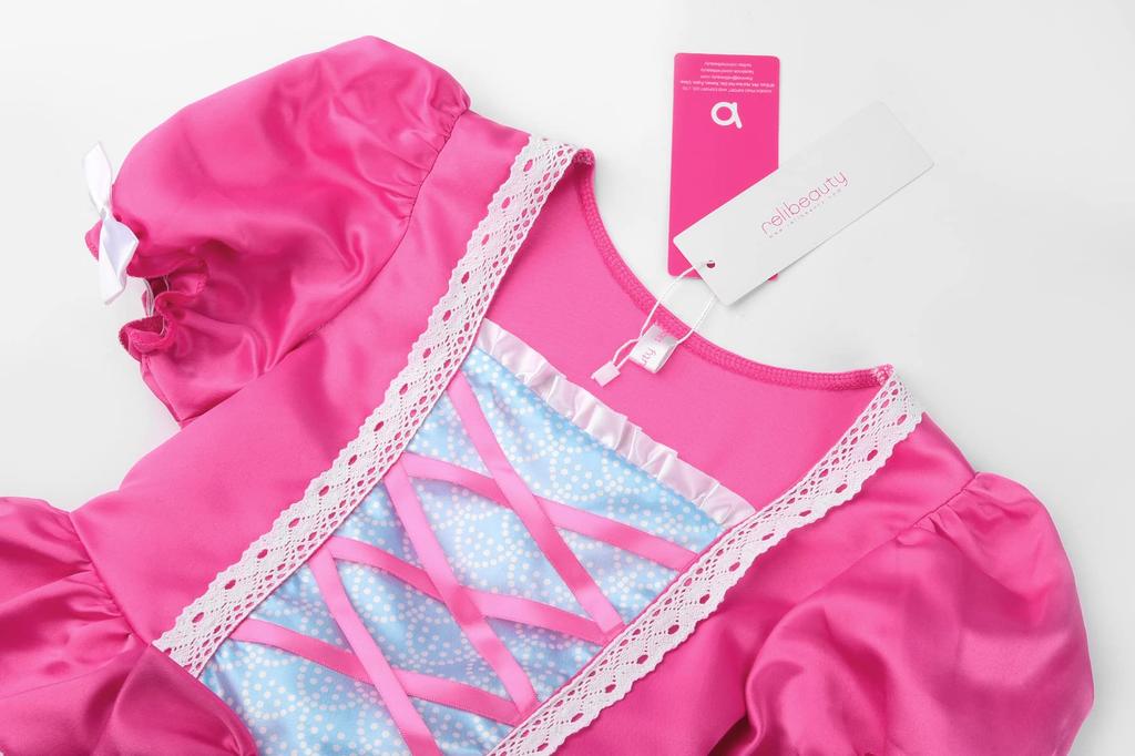 Костюм принцессы ReliBeauty на Хэллоуин для дня рождения принцессы, милое платье в горошек, размер 110, платье, для девочек, для детей, косплей, костюм, Рождество, подарок,