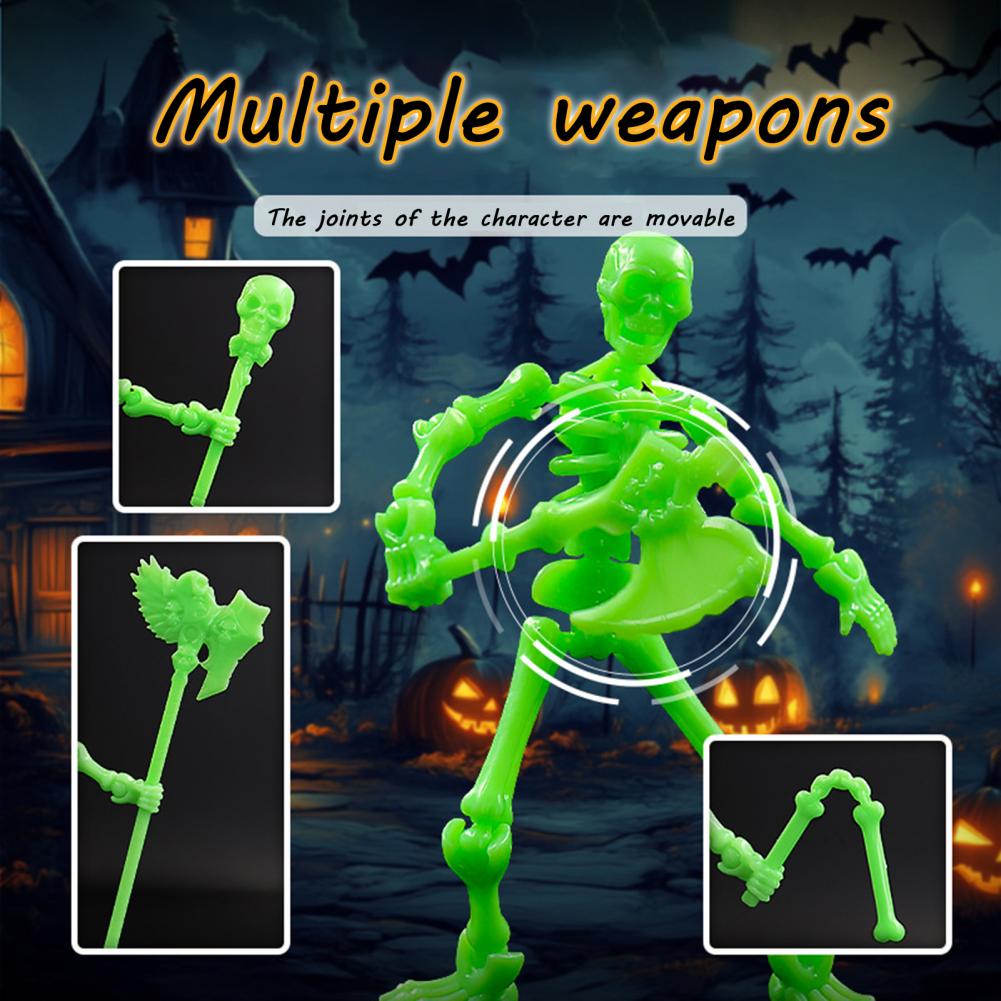 Premium Action Figure for Gifts Collectible Action Figure with Accessories Articulated Skeleton for Collectible for Collectors