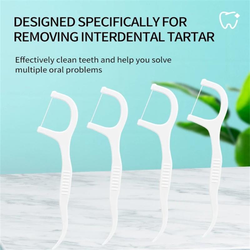 1/2/5 Bag Disposable Dental Floss Dental Floss Picks Clean Between Teeth Interdental Brush Oral Care Toothpick Floss Picks