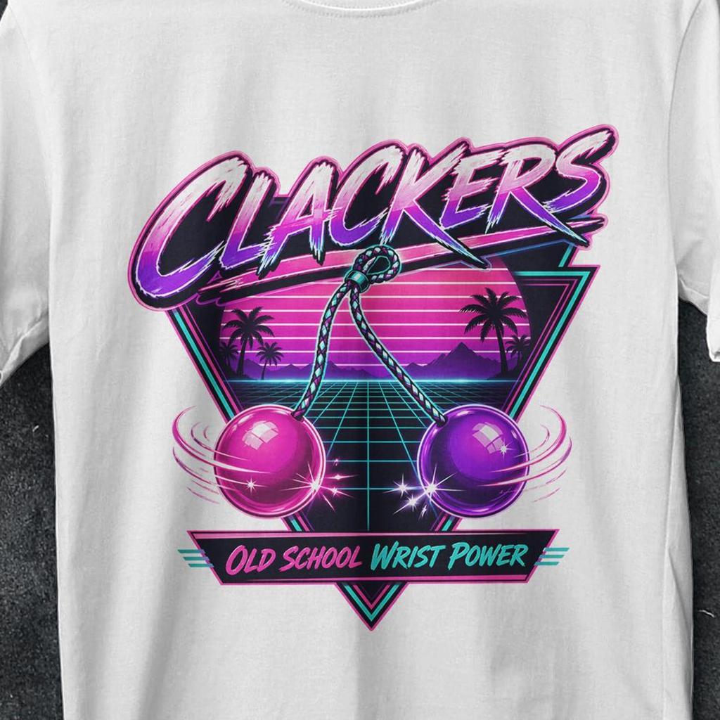 Clackers Shirt, funny retro shirt, Gen X T Shirt, Vintage Toy Shirt, 70s Nostalgia Toys, Vintage Clackers Tee, Old School Toy, clackers gift