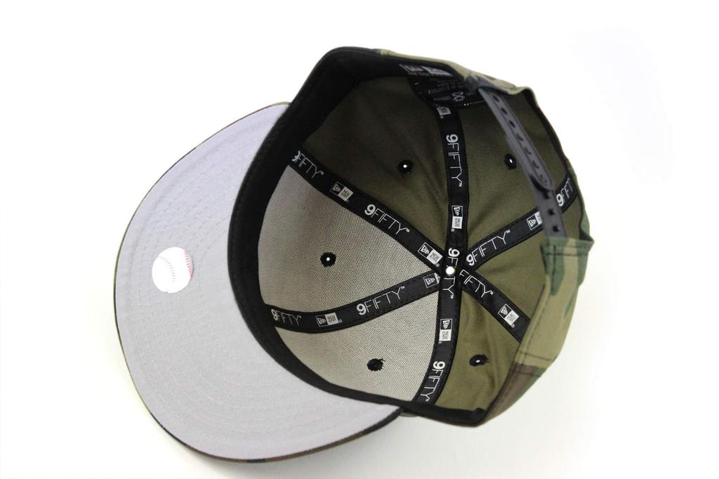 [New Era] Yankees Snapback Cap 9FIFTY CAMOWHITE