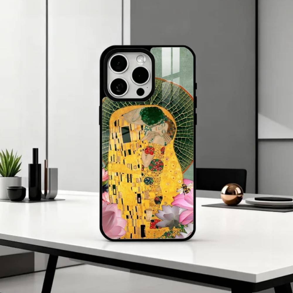 Чехол для телефона 'Поцелуй' Г-Густав К-Климт Для iPhone17,16,15,14,13,12,11,Pro Max Магнитный Для Magsafe Беспроводная Зарядка