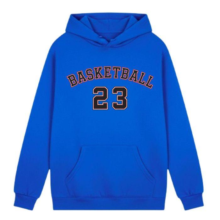 Jogging enfant - NPZ - Basketball - Bleu royal - Poche kangourou - Manches longues