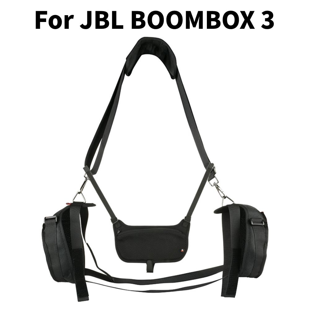 Speaker Case Portable Sling Speaker Cases Cover Breathable Accessories with Removable Shoulder Strap for JBL Boombox 3/2/1