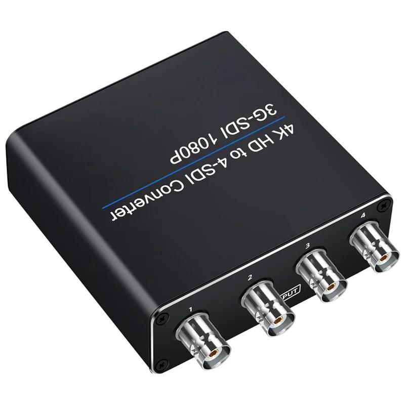 4K HDMI в 4xSDI/3G-SDI Конвертер 1080P 3G-SDI для SDI/HD PS4/5 DVD ТВ-приставки HD Камеры