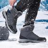 Men Winter Snow Boots Fashion Waterproof Sneakers Super Warm Brand Boots Outdoor Male Plush Hiking Boots Work Shoes Size 39-48