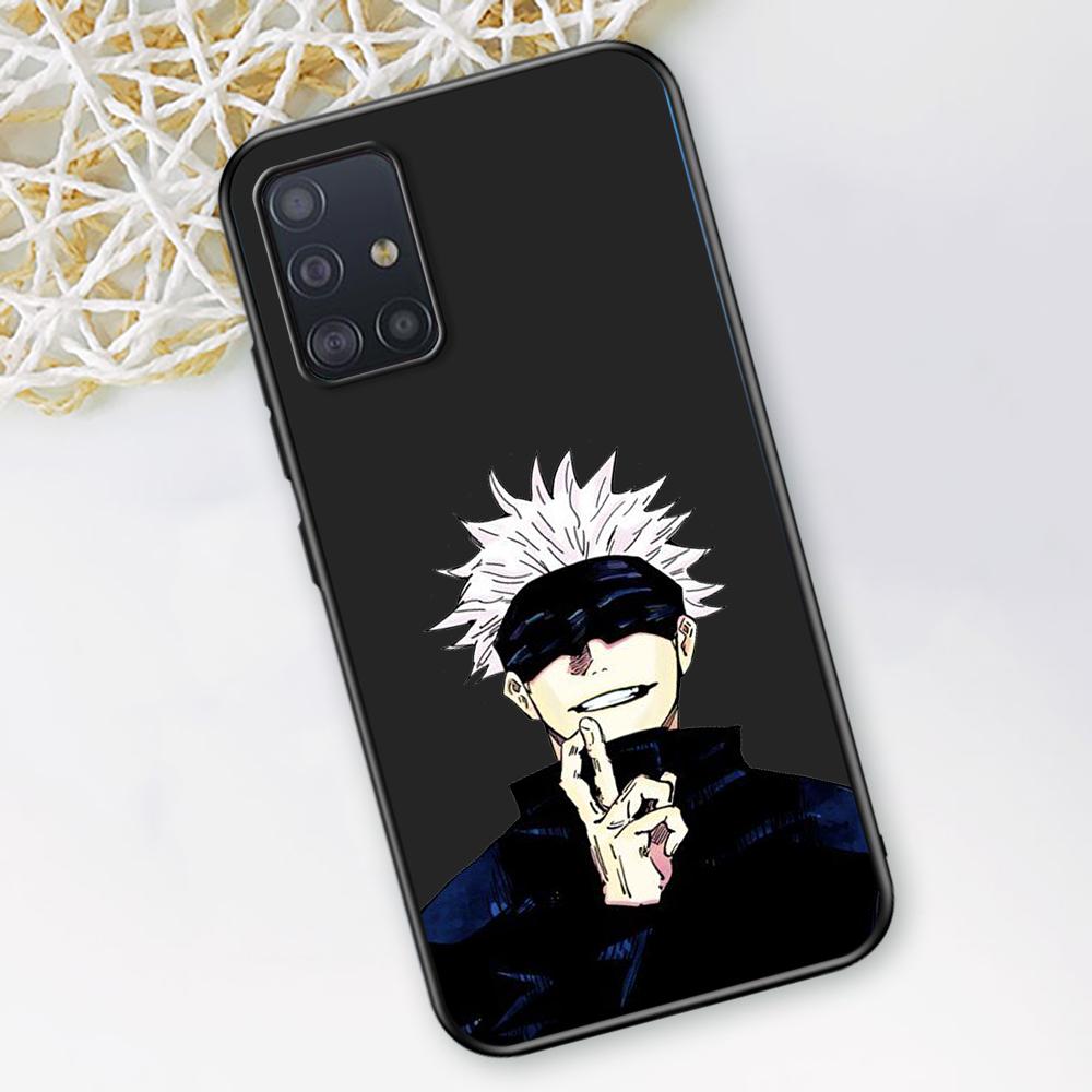 Крутой чехол для телефона с изображением аниме дзюдзюцу кайсен для Samsung Galaxy A12 A52 A51 A32 A21s A71 A02s A22 A31 A72 A41 A02 A42, черный чехол из ТПУ