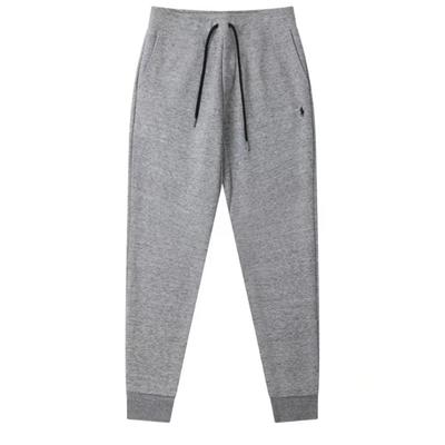 Polo FW24 однотонные трикотажные спортивные брюки с манжетами на шнурке мужские спортивные брюки серые 710883332-008