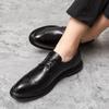 Мужские формальные туфли в европейском стиле, кожаные дышащие туфли с острым носком, мужские оксфорды, размеры 37-45