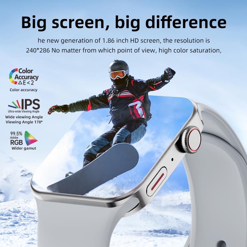 YurKem IWO Series 7, Bluetooth, умные часы с вызовом, водонепроницаемые, для мужчин и женщин, спортивный фитнес-трекер, умные часы