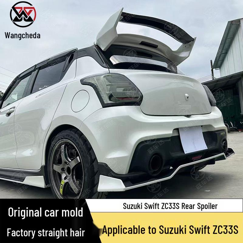Двухслойный карбоновый спойлер на крышу для Suzuki Swift ZC33S