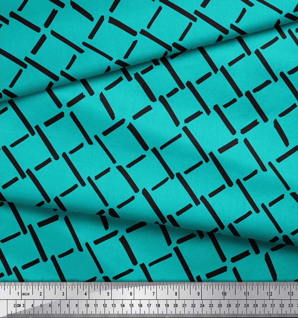 Soimoi Фиолетовая японская креп-сатиновая ткань с мазком кисти и абстрактным принтом, ткань по метрам, 42 дюйма