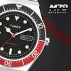 TIMEX Часы M79 черный циферблат нержавеющая сталь акрил автоматический японский механизм 40 мм американские часы TW2U83400 мужские серебристые