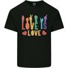 LGBT Sign Language Love Is Gay Pride Day Unisexs Light Cotton TShirt