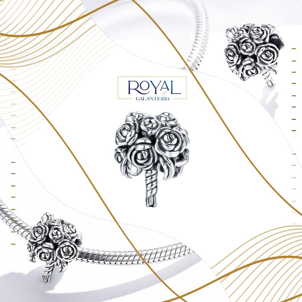 Charms Bouquet Of Flowers Pr 925 Bead S925 Bouquets Beads Pendant